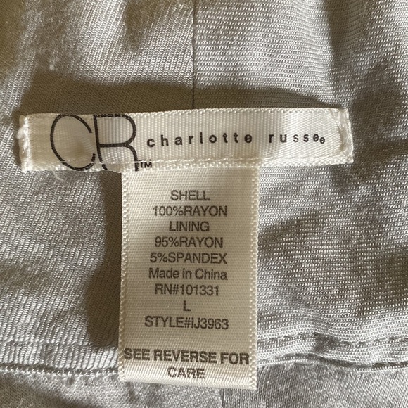 Charlotte Russe Dress Top Vest With Twist Back - Picture 6 of 6
